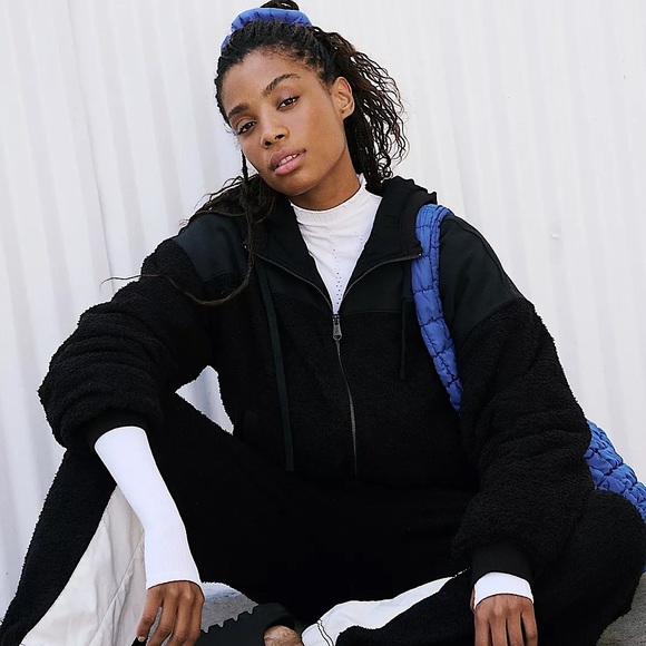 NEW Free People Cuddle Up Zip-Up Hoodie Jacket - Picture 2 of 9